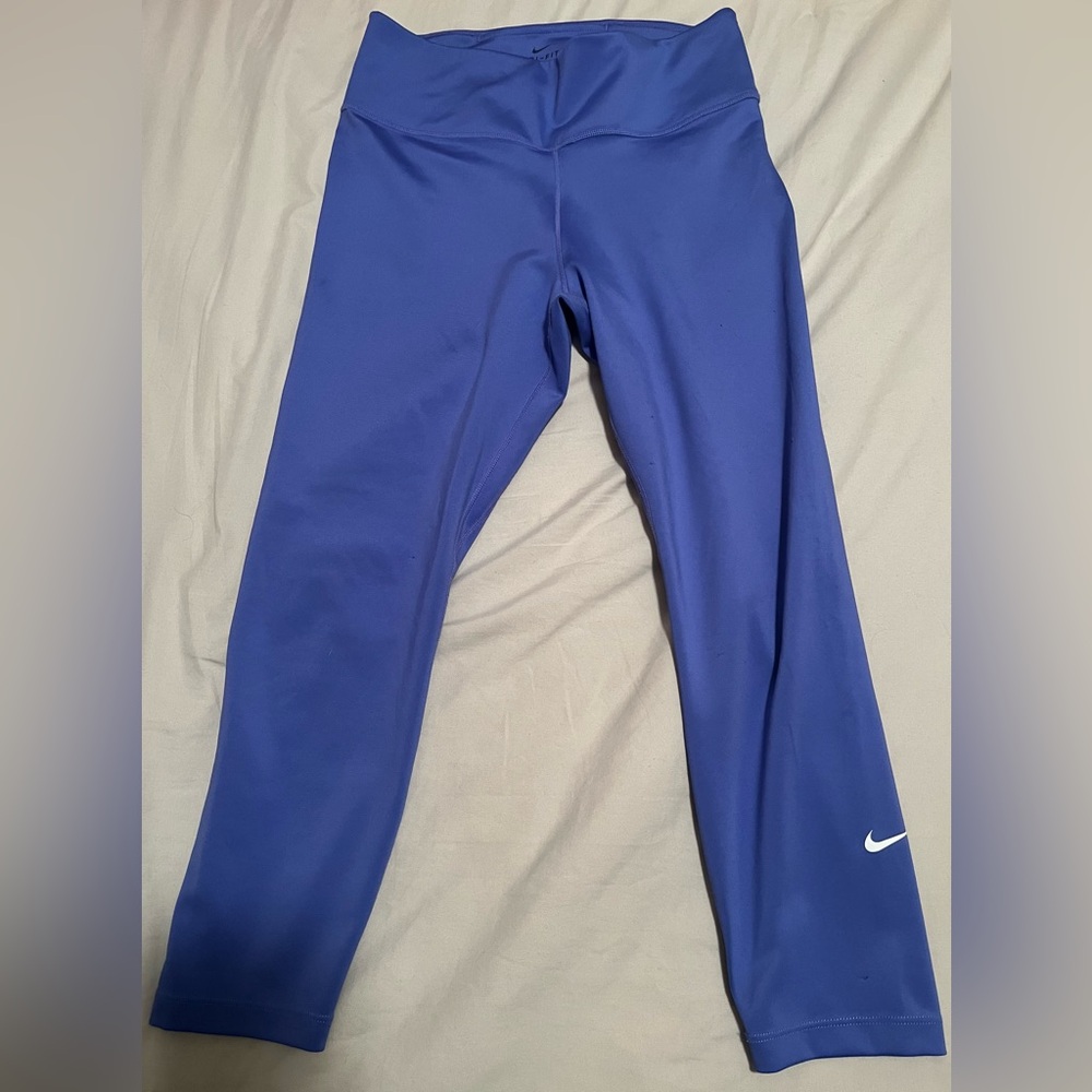 Nike Blue Leggings Streamlined Performance Wear